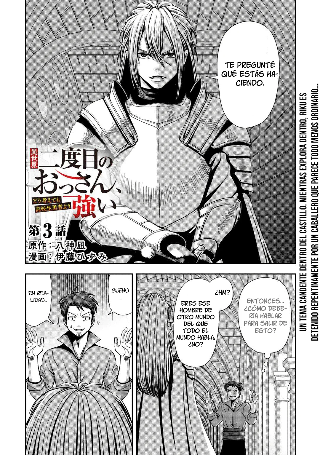 Isekai Nidome no Ossan, Dou Kangaete mo Koukousei Yuusha Yori Tsuyoi - Capítulo 3 - Página 2 - LectorTMOo