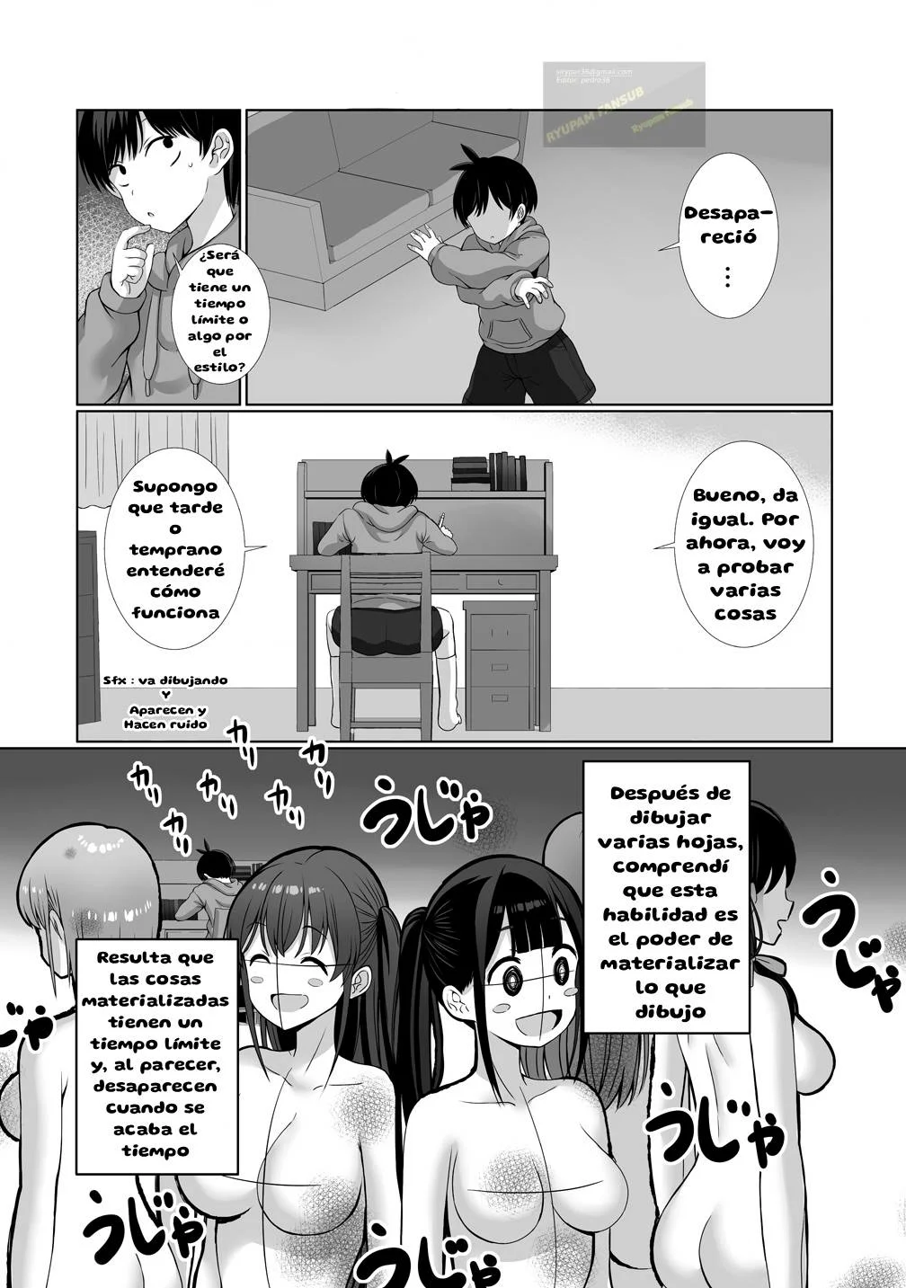 Kaita Mono wo Jittaika suru Nouryoku de Motenai Ore ga Harem Seikatsu - Capítulo 1 - Página 15 - LectorTMOo