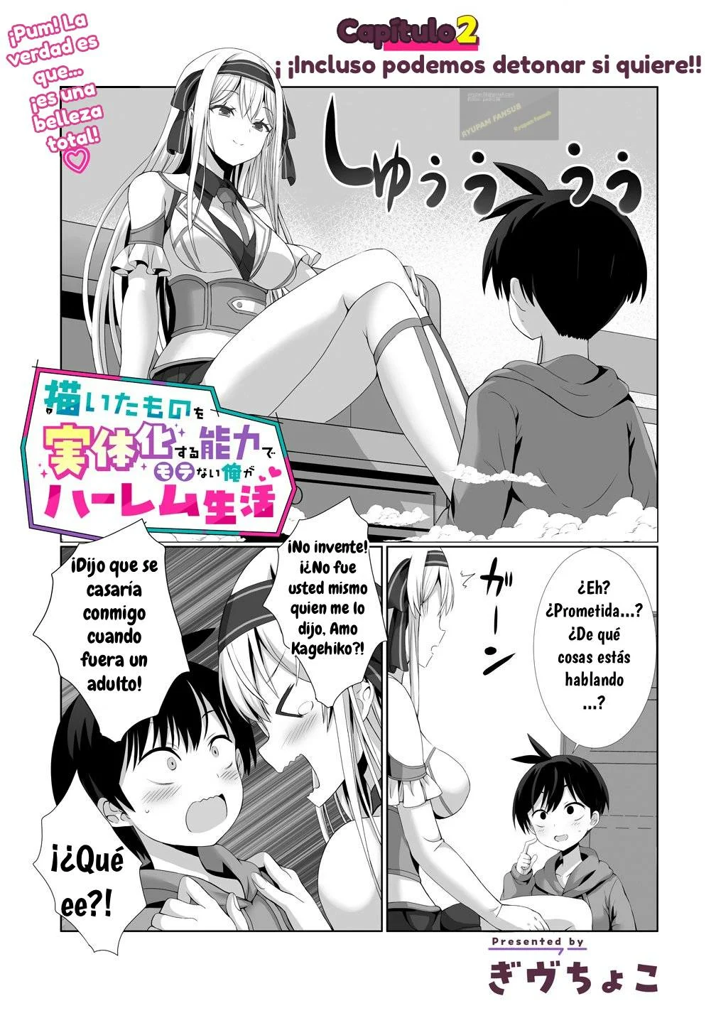 Kaita Mono wo Jittaika suru Nouryoku de Motenai Ore ga Harem Seikatsu - Capítulo 2 - Página 2 - LectorTMOo