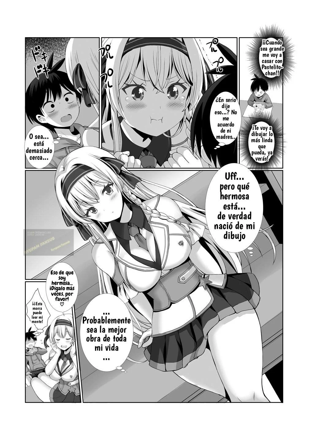 Kaita Mono wo Jittaika suru Nouryoku de Motenai Ore ga Harem Seikatsu - Capítulo 2 - Página 3 - LectorTMOo