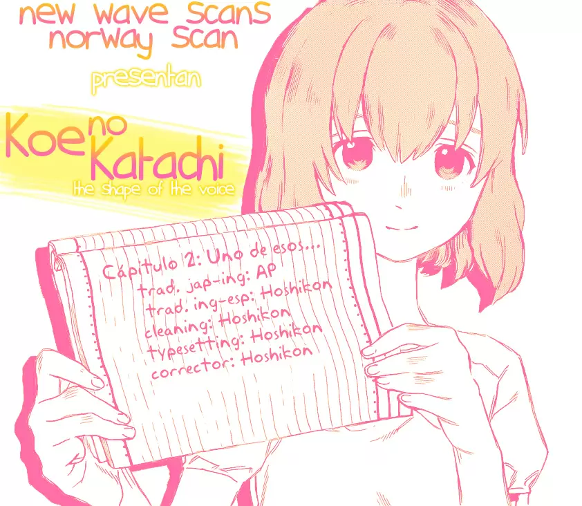 Koe no Katachi capítulo 2 página 1