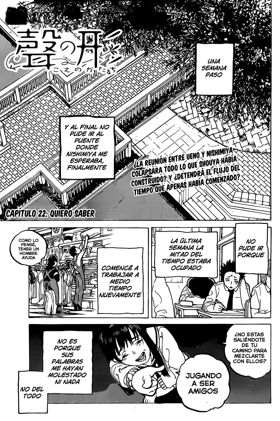 Koe no Katachi capítulo 22 página 2
