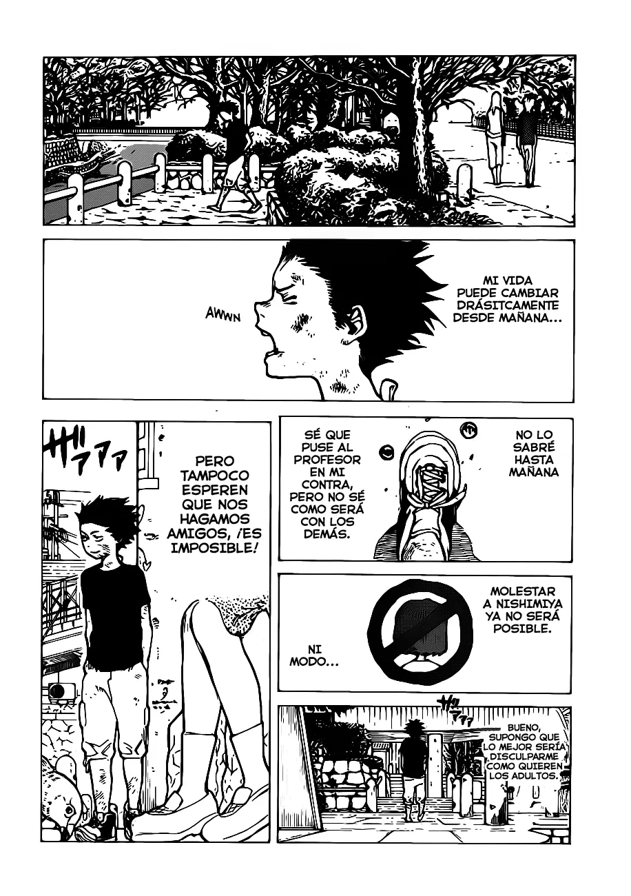 Koe no Katachi capítulo 3 página 21