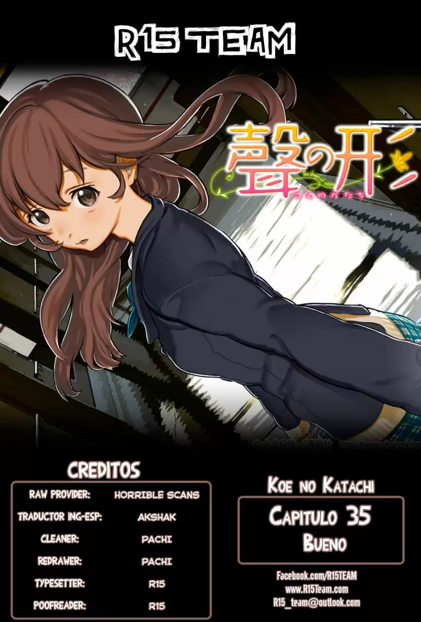 Koe no Katachi capítulo 35 página 1