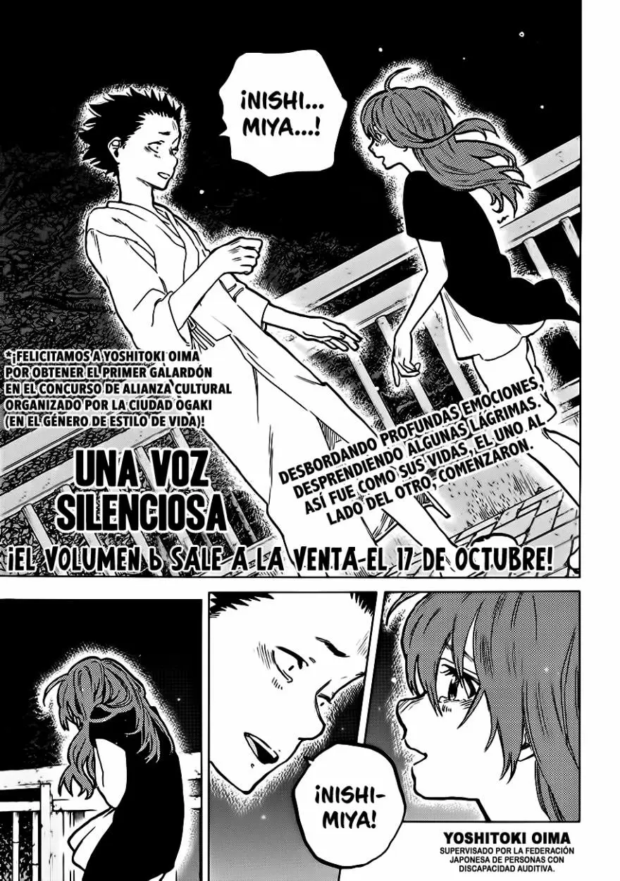 Koe no Katachi - Capítulo 54 - Página 1 - LectorTMOo