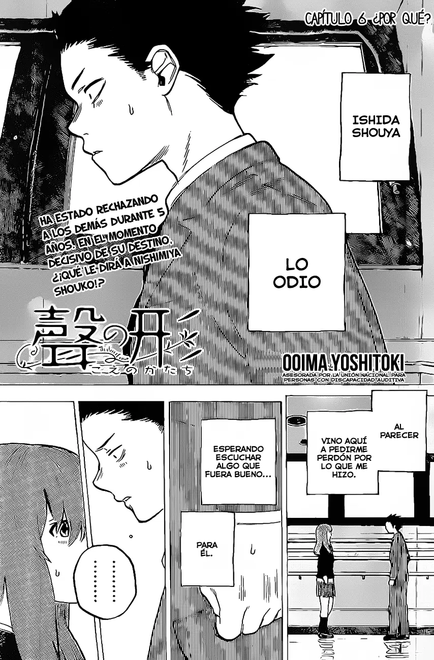 Koe no Katachi capítulo 6 página 2