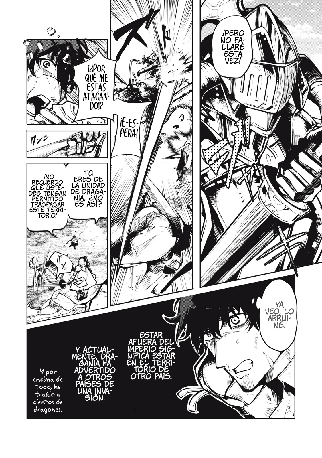 Kuni wo Owareta Ryuushi-san, Hirowareta Ringoku de Ukkari Musou Shite Shimau. ~Jakushou Kokka ga Tairiku Saikyou no Ryuu no Rakuen ni Naru made~ - Capítulo 1 - Página 42 - LectorTMOo
