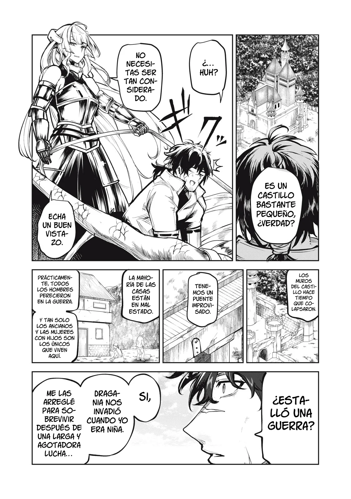 Kuni wo Owareta Ryuushi-san, Hirowareta Ringoku de Ukkari Musou Shite Shimau. ~Jakushou Kokka ga Tairiku Saikyou no Ryuu no Rakuen ni Naru made~ - Capítulo 2 - Página 4 - LectorTMOo