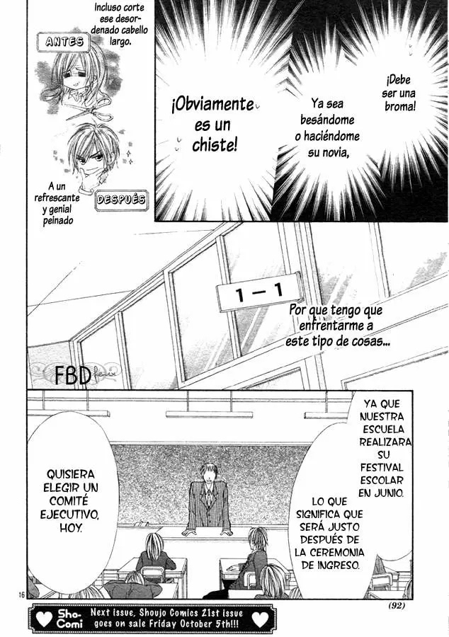 Kyou, Koi wo Hajimemasu capítulo 2 página 16