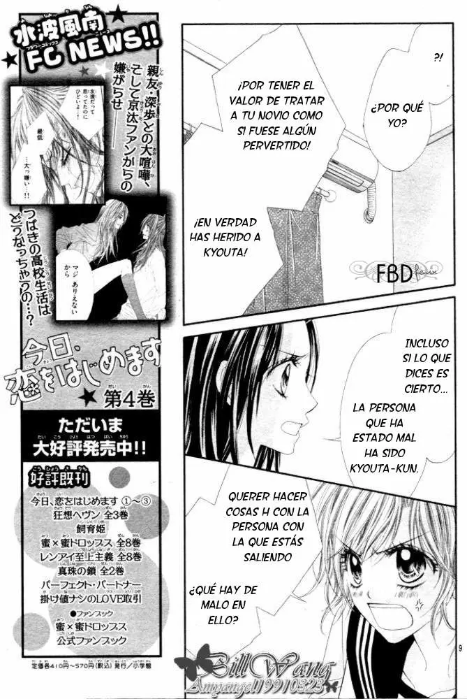 Kyou, Koi wo Hajimemasu capítulo 28 página 10