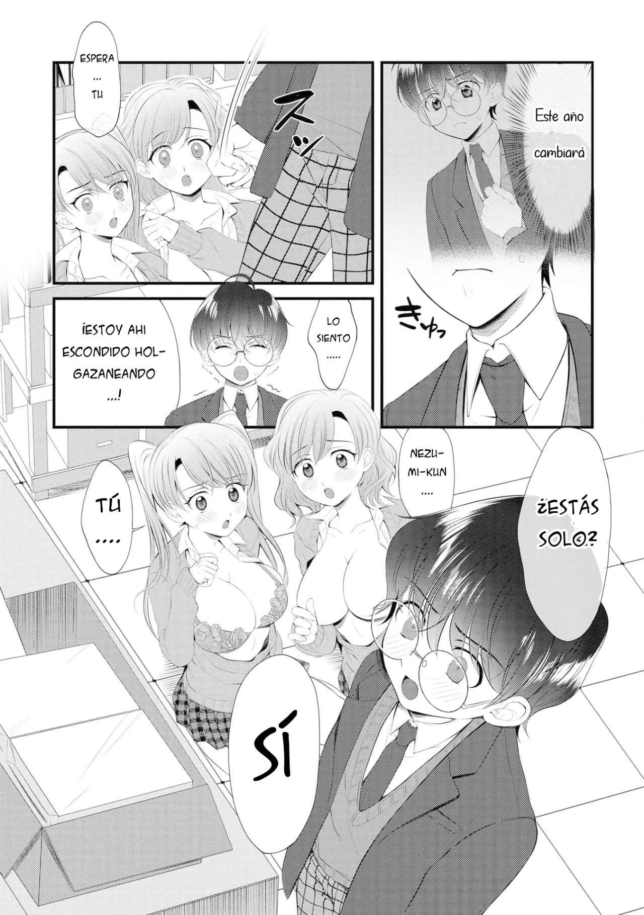 Las hermanas Gal quieren cuidar del solitario Nezumi-kun - Capítulo 1 - Página 32 - LectorTMOo