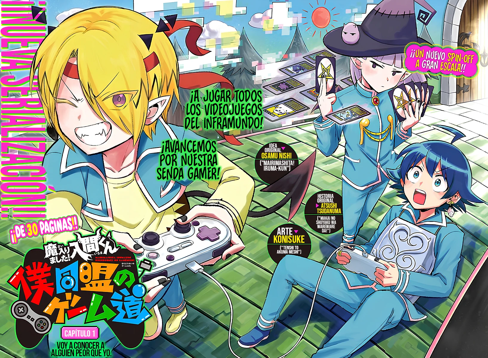Mairimashita! Iruma-kun: Boku Doumei No Game Michi - Capítulo 1 - Página 3 - LectorTMOo