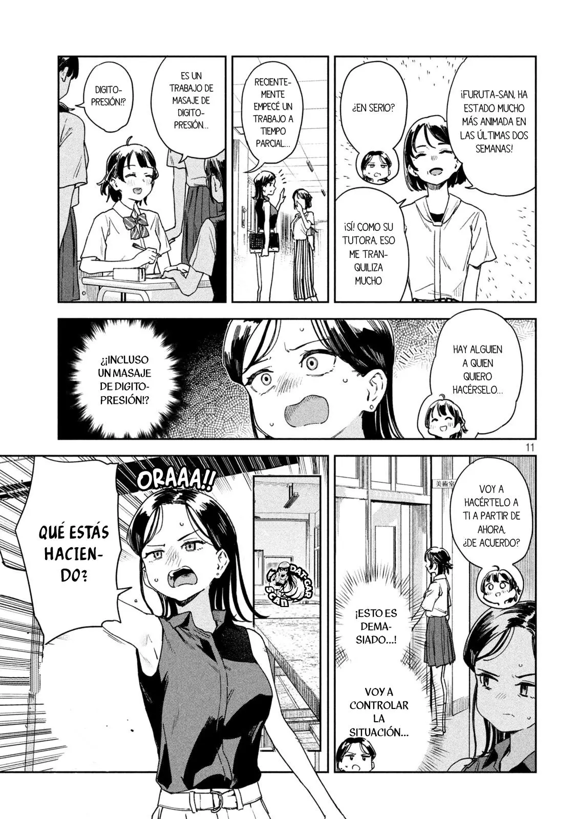 Myou-chan sensei wa Kaku Katariki - Capítulo 16 - Página 12 - LectorTMOo