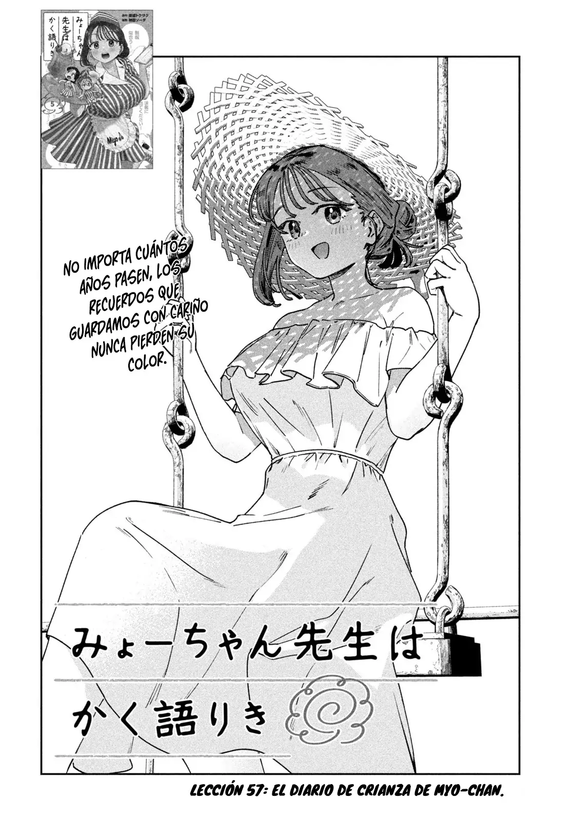 Myou-chan sensei wa Kaku Katariki - Capítulo 57 - Página 4 - LectorTMOo