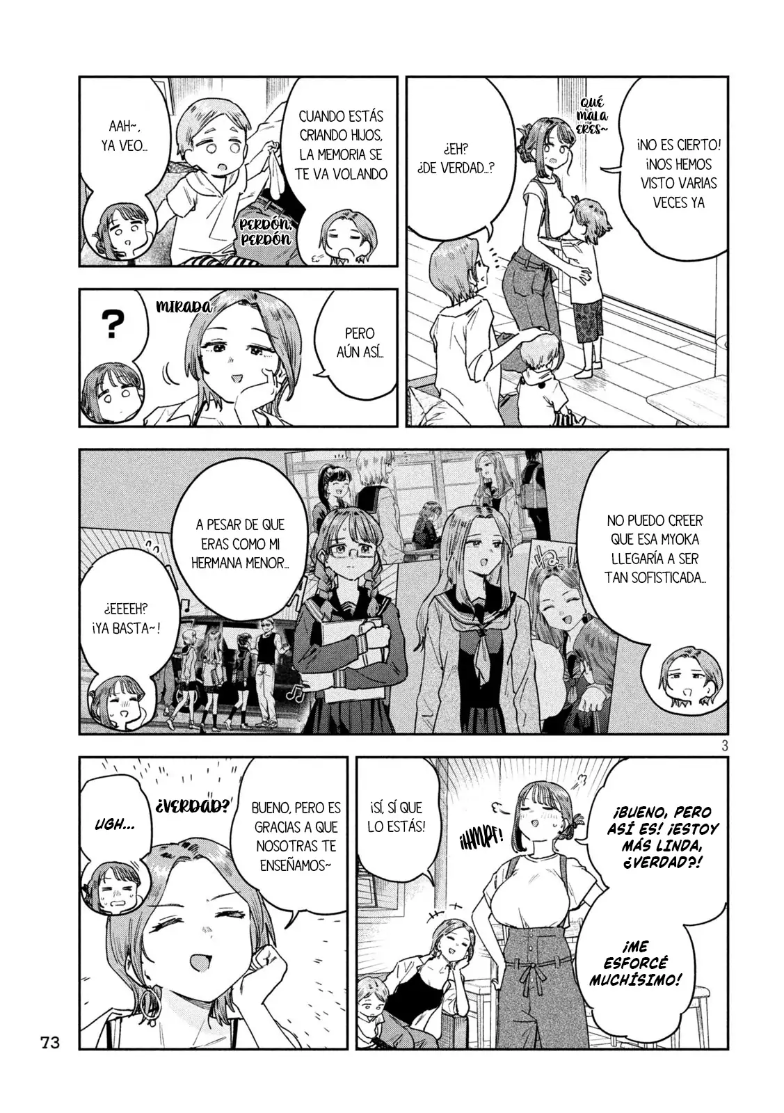 Myou-chan sensei wa Kaku Katariki - Capítulo 57 - Página 5 - LectorTMOo
