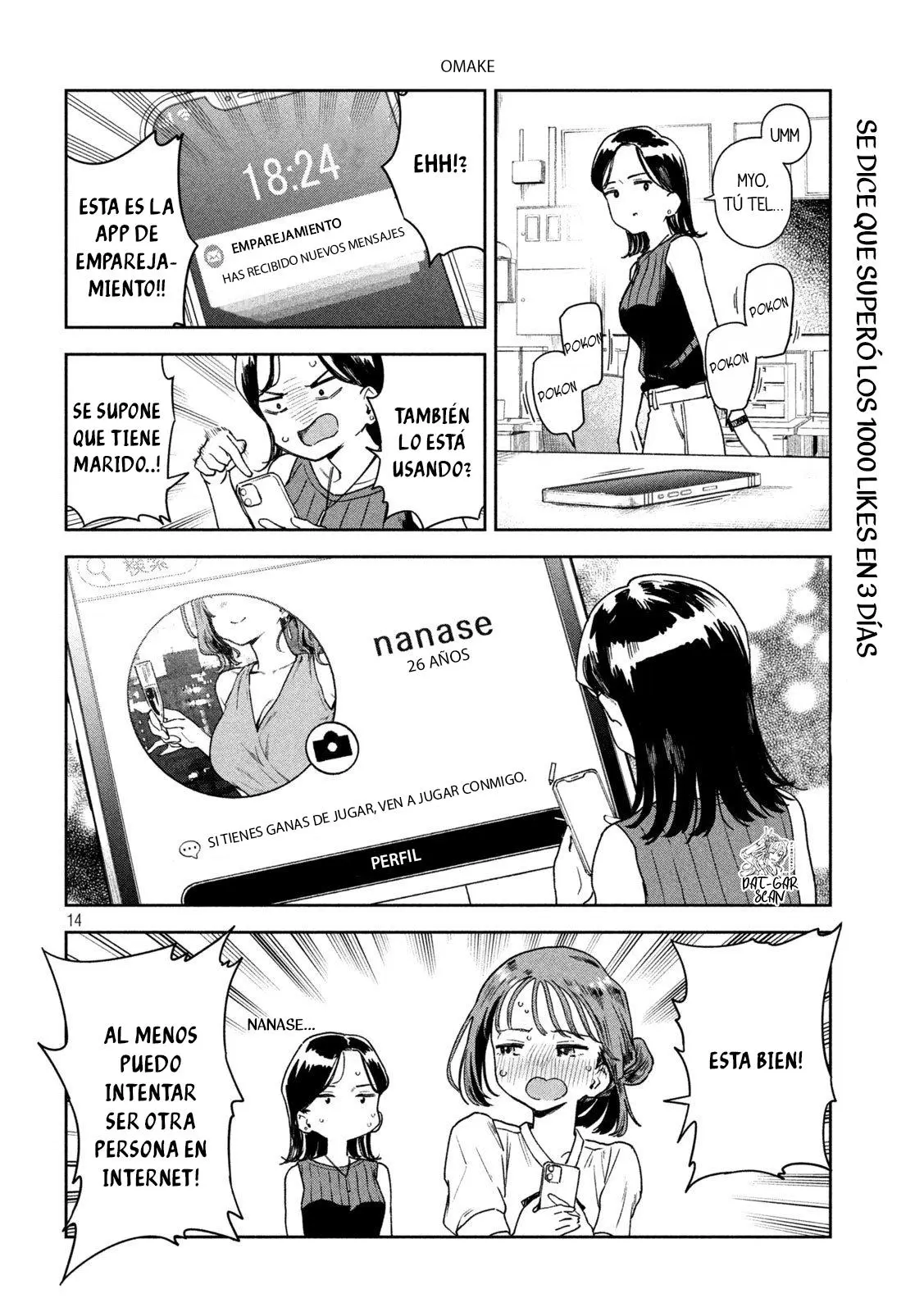 Myou-chan sensei wa Kaku Katariki - Capítulo 8 - Página 15 - LectorTMOo
