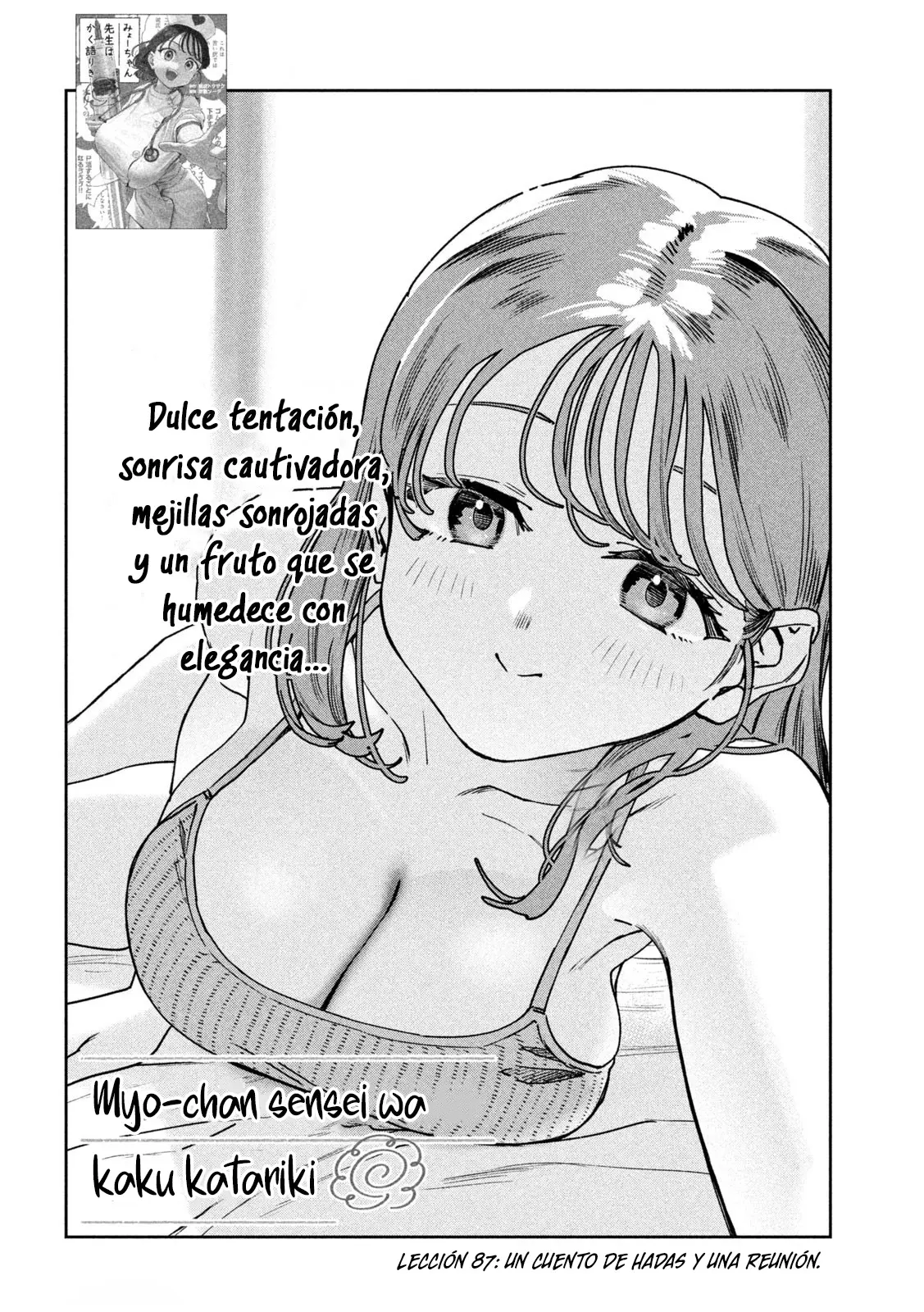 Myou-chan sensei wa Kaku Katariki - Capítulo 87 - Página 4 - LectorTMOo