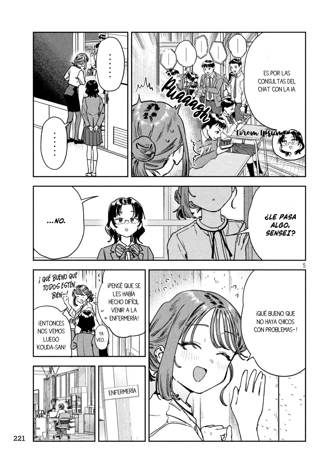 Myou-chan sensei wa Kaku Katariki - Capítulo 89 - Página 7 - LectorTMOo