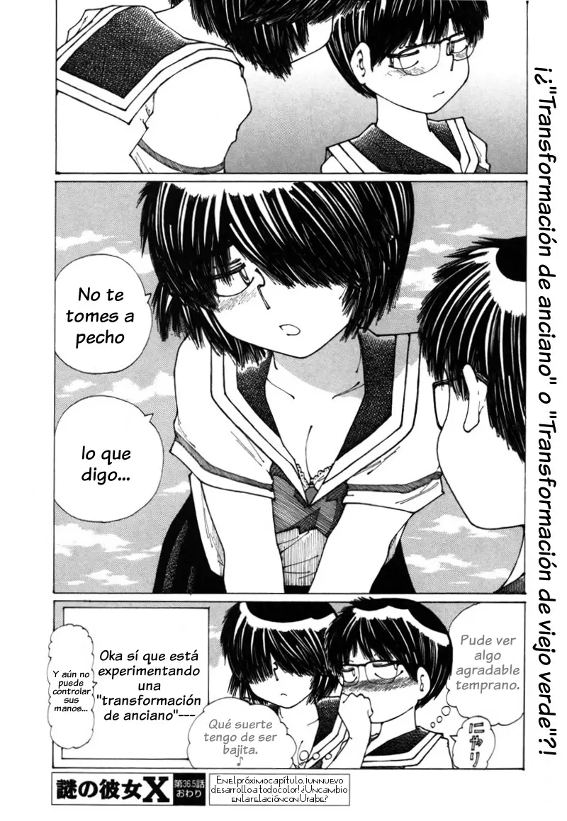 Nazo no Kanojo X capítulo 36 página 32