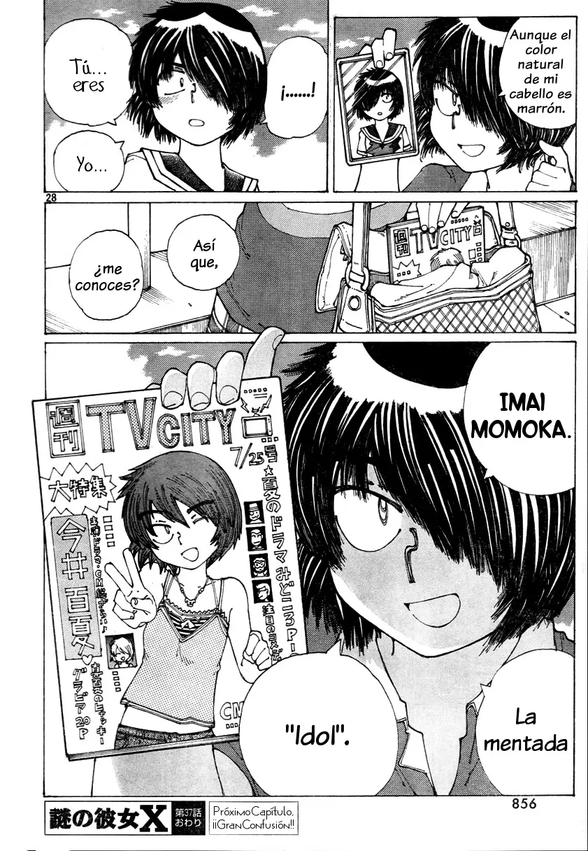 Nazo no Kanojo X capítulo 37 página 34