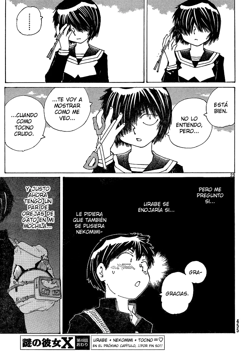 Nazo no Kanojo X capítulo 50 página 24