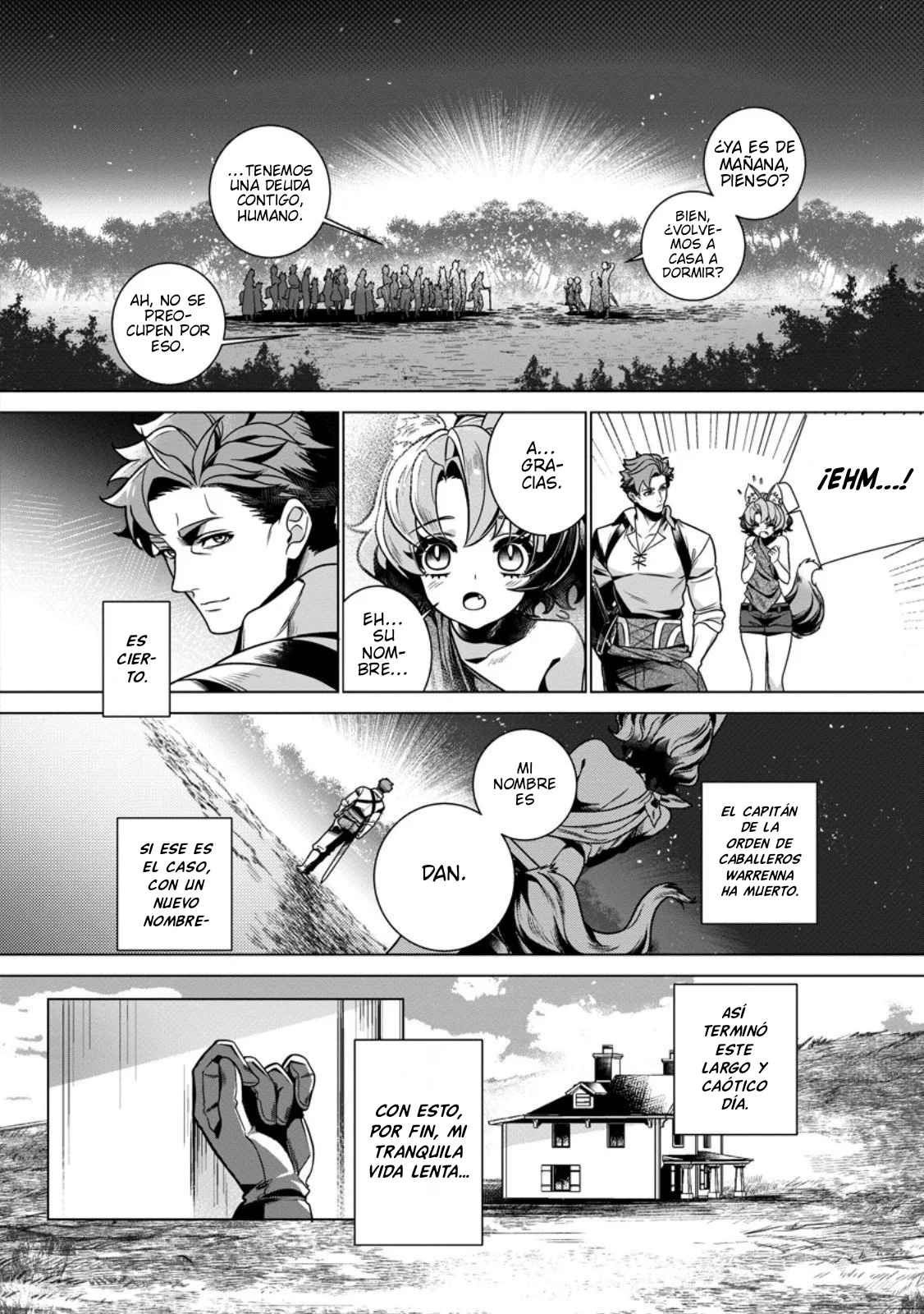 Netorare Tsuihou Sareta Saikyou Kishi Danchou no Ossan, Katainaka de Eiyuu ni Matsuri Agerareru - Capítulo 3 - Página 34 - LectorTMOo