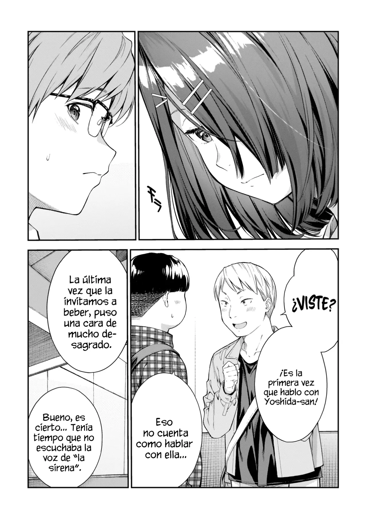 No lo sé, Yoshida-san capítulo 1 página 8