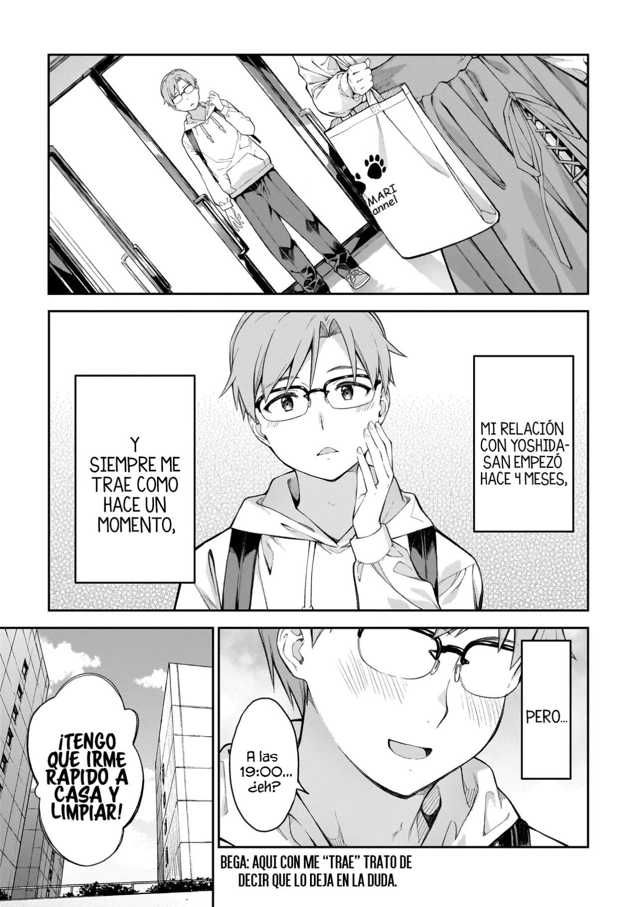 No lo sé, Yoshida-san capítulo 1 página 18