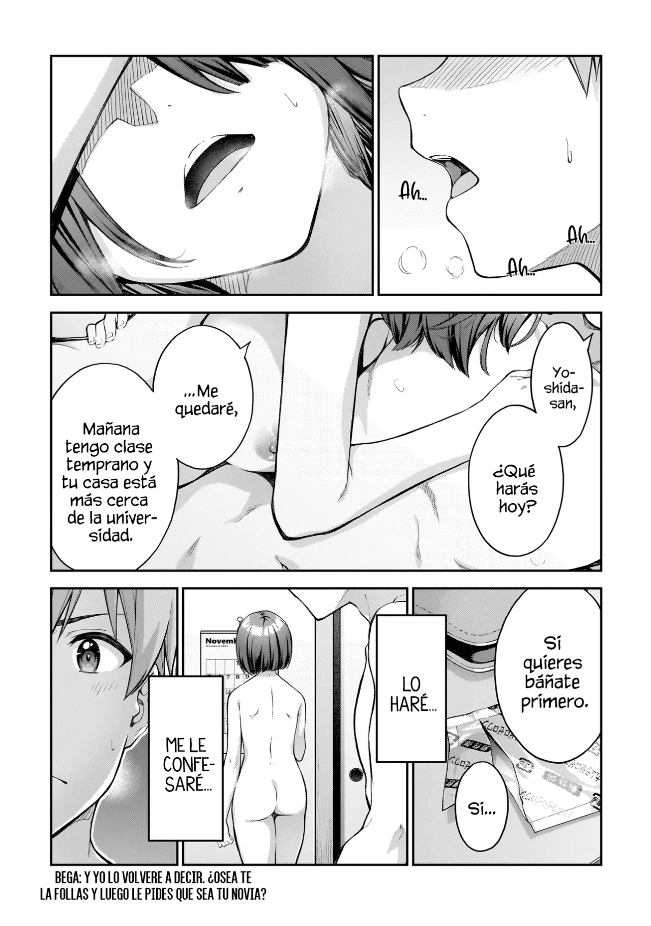 No lo sé, Yoshida-san capítulo 1 página 33