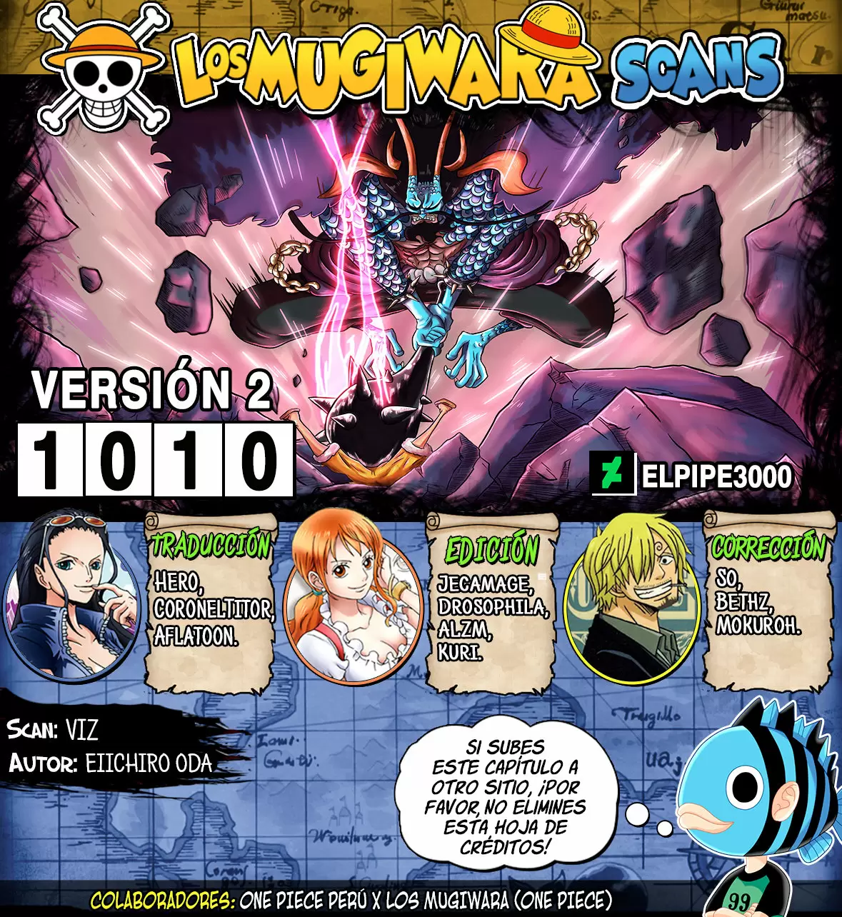 One Piece - Capítulo 1010 - Página 1 - LectorTMOo