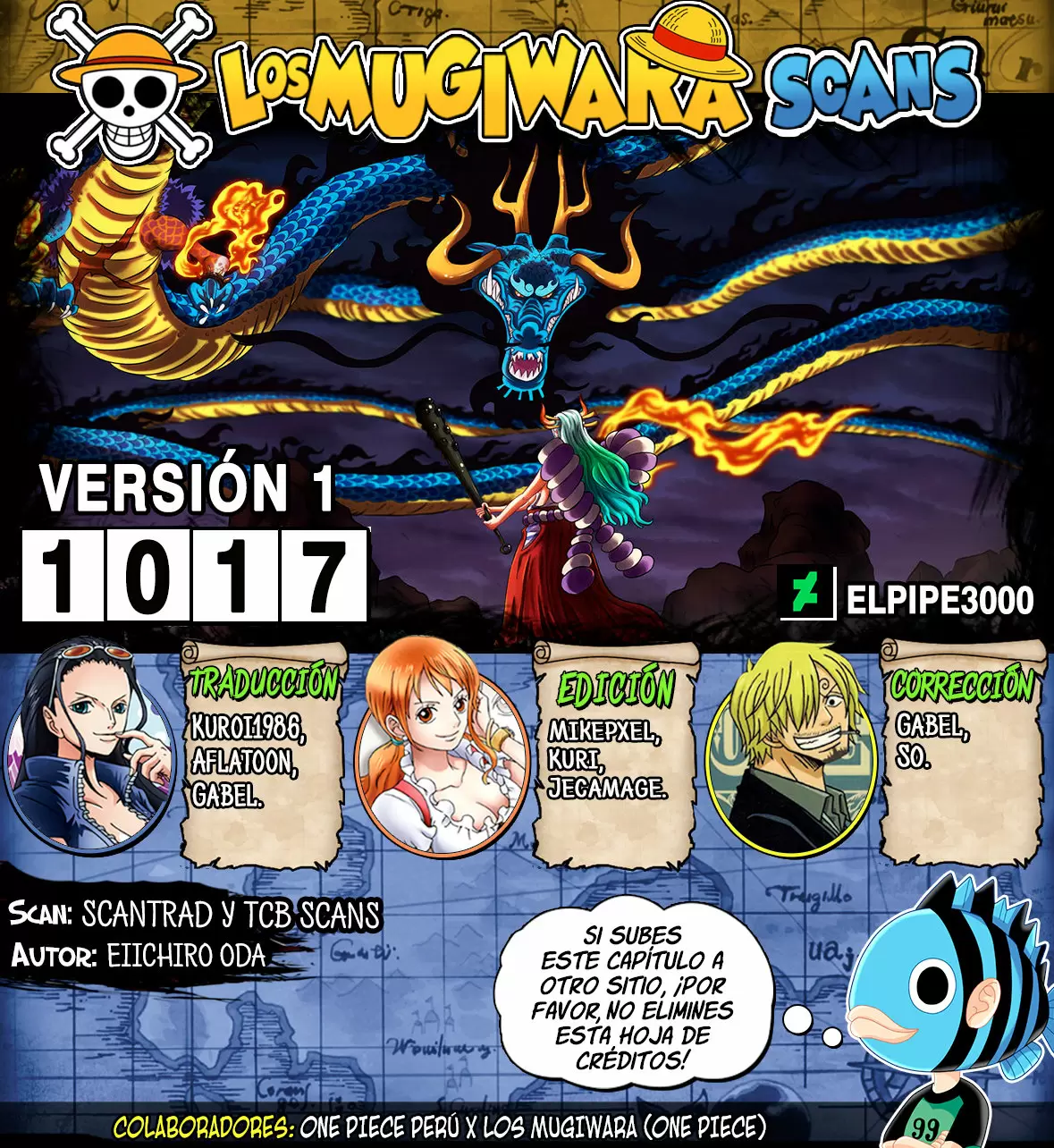 One Piece - Capítulo 1017 - Página 1 - LectorTMOo