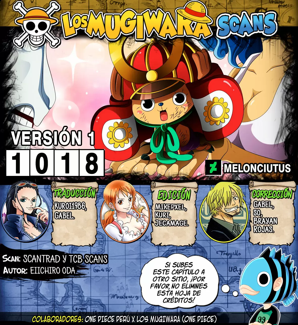 One Piece - Capítulo 1018 - Página 1 - LectorTMOo