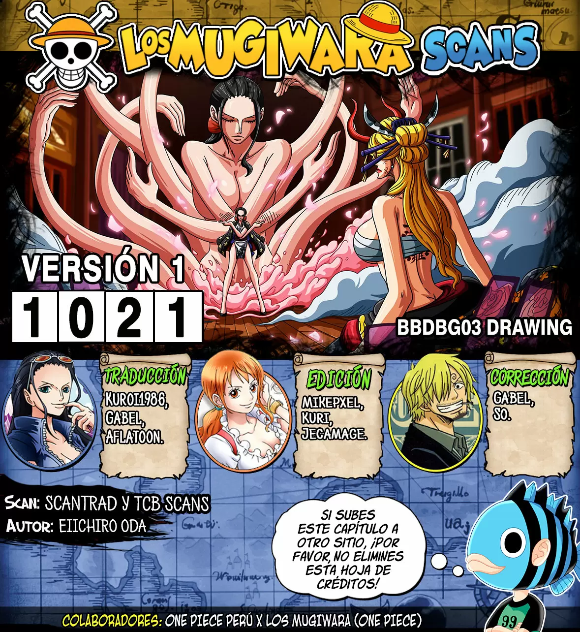 One Piece - Capítulo 1021 - Página 1 - LectorTMOo