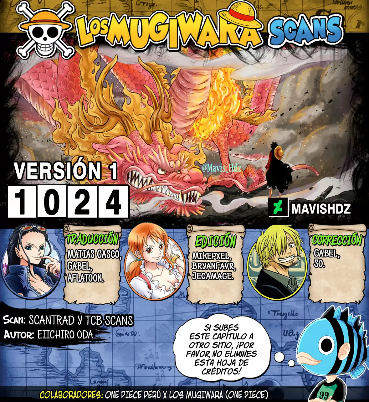 One Piece - Capítulo 1024 - Página 1 - LectorTMOo