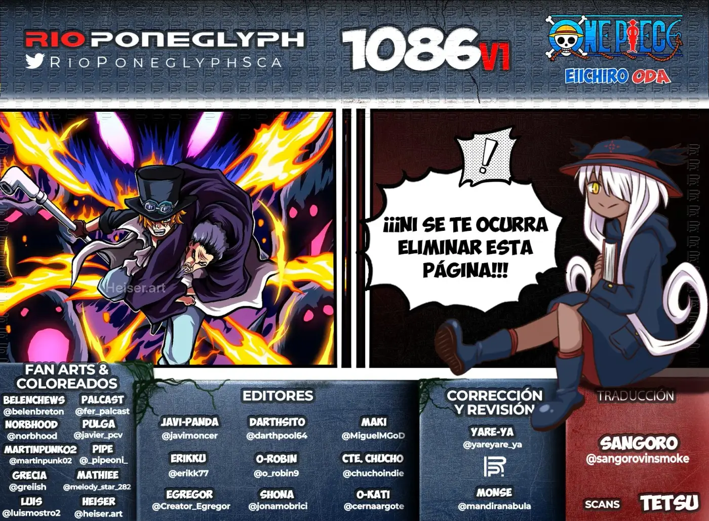 One Piece - Capítulo 1086 - Página 1 - LectorTMOo