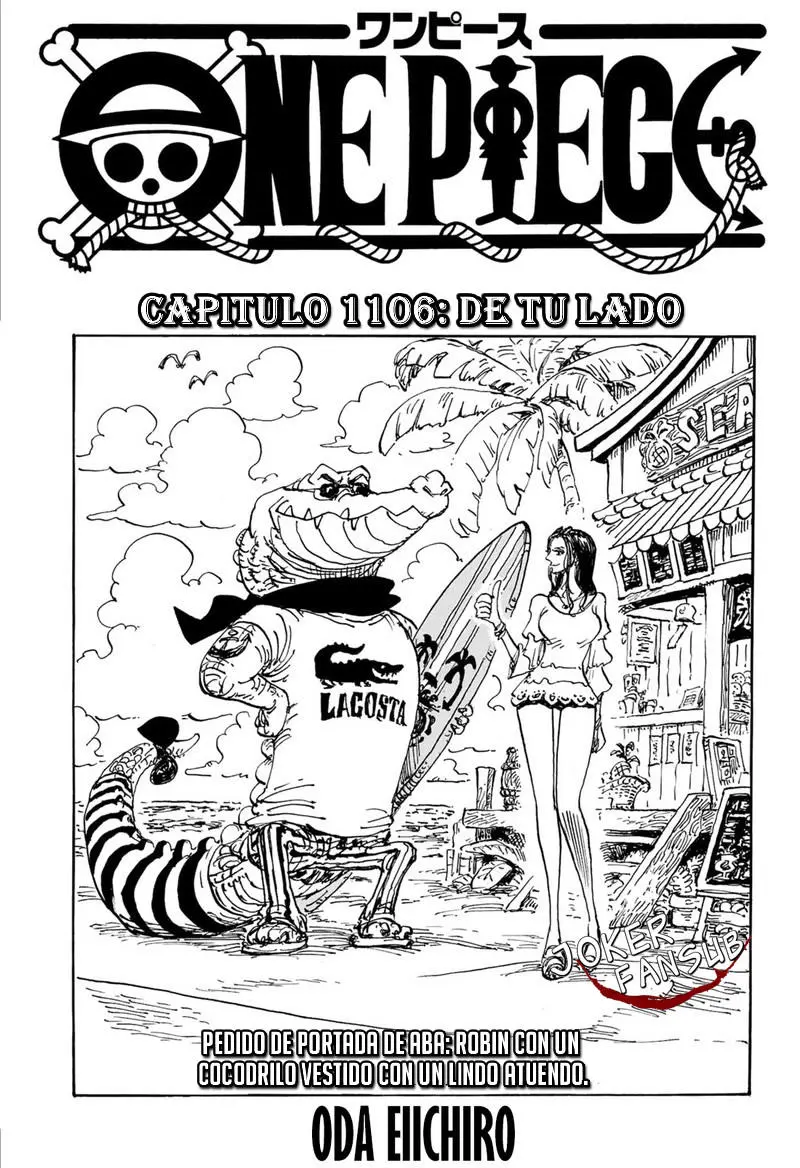 One Piece - Capítulo 1106 - Página 1 - LectorTMOo