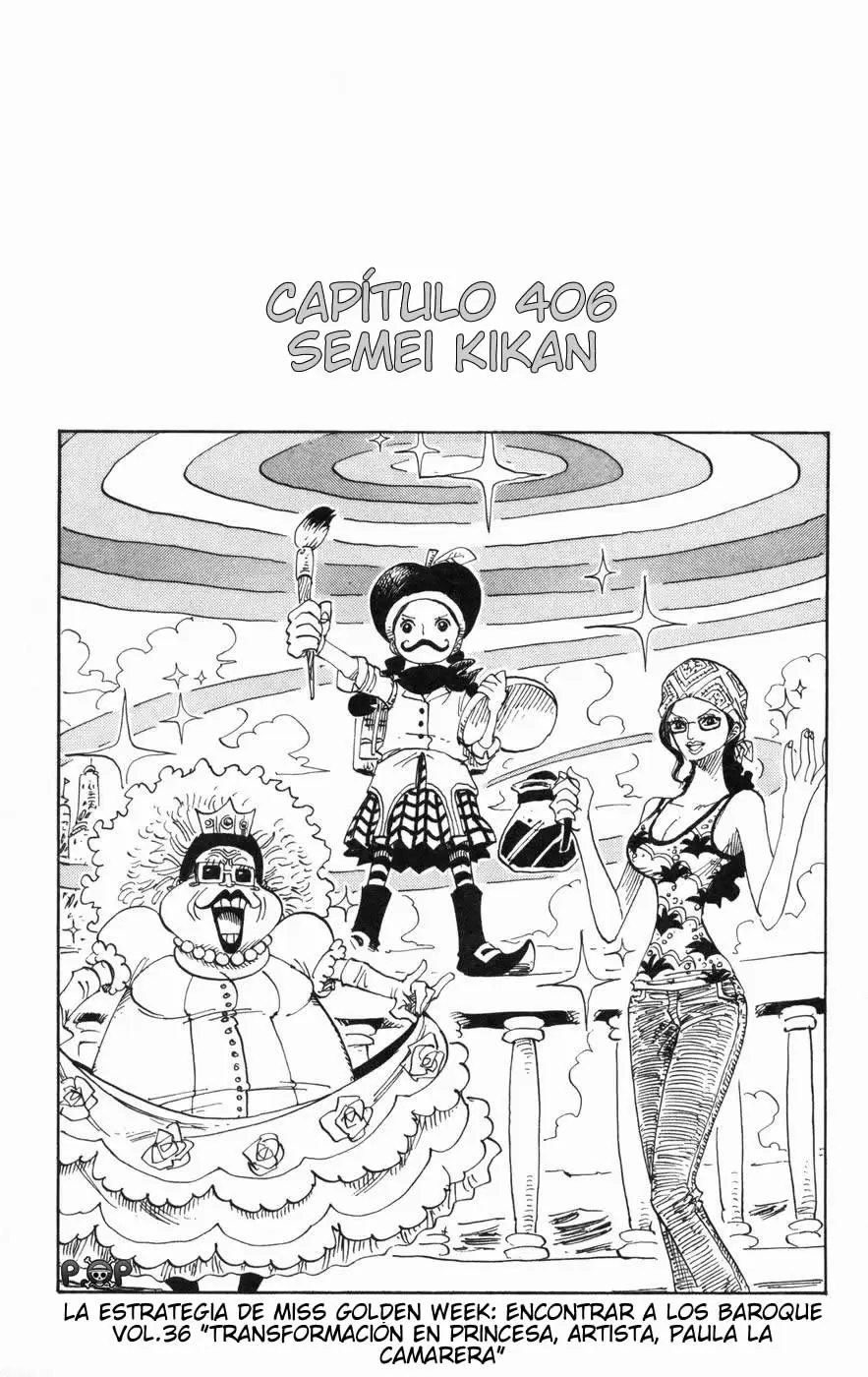 One Piece - Capítulo 406 - Página 1 - LectorTMOo