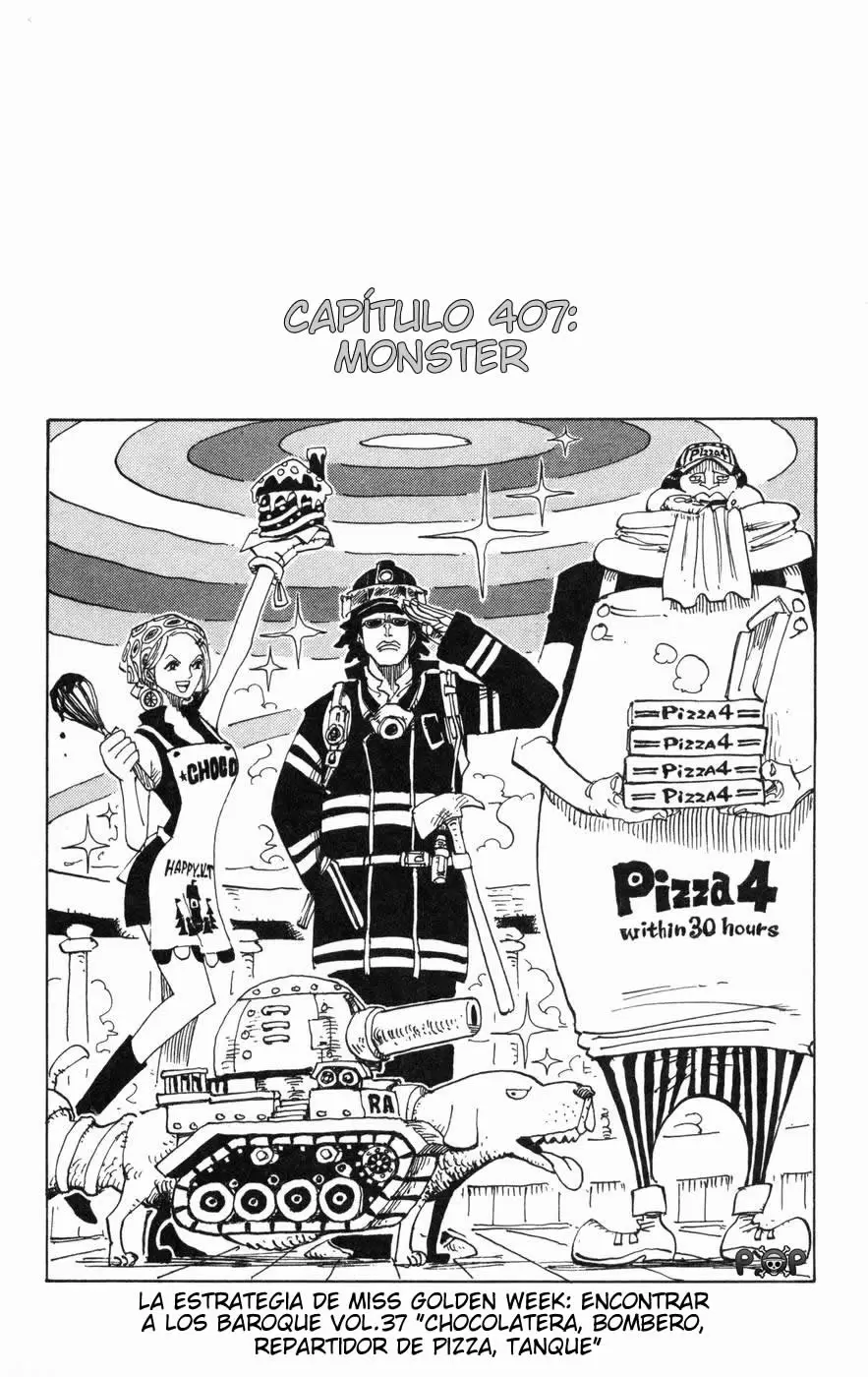 One Piece - Capítulo 407 - Página 1 - LectorTMOo