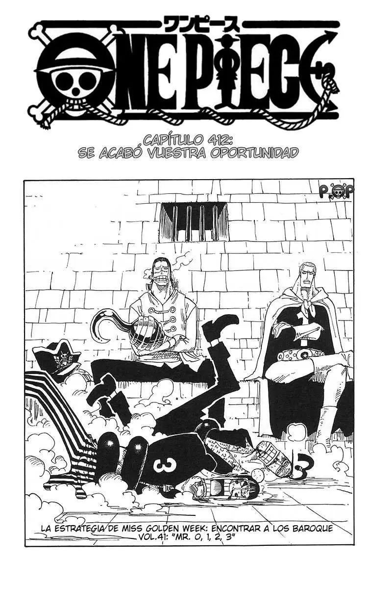 One Piece - Capítulo 412 - Página 1 - LectorTMOo