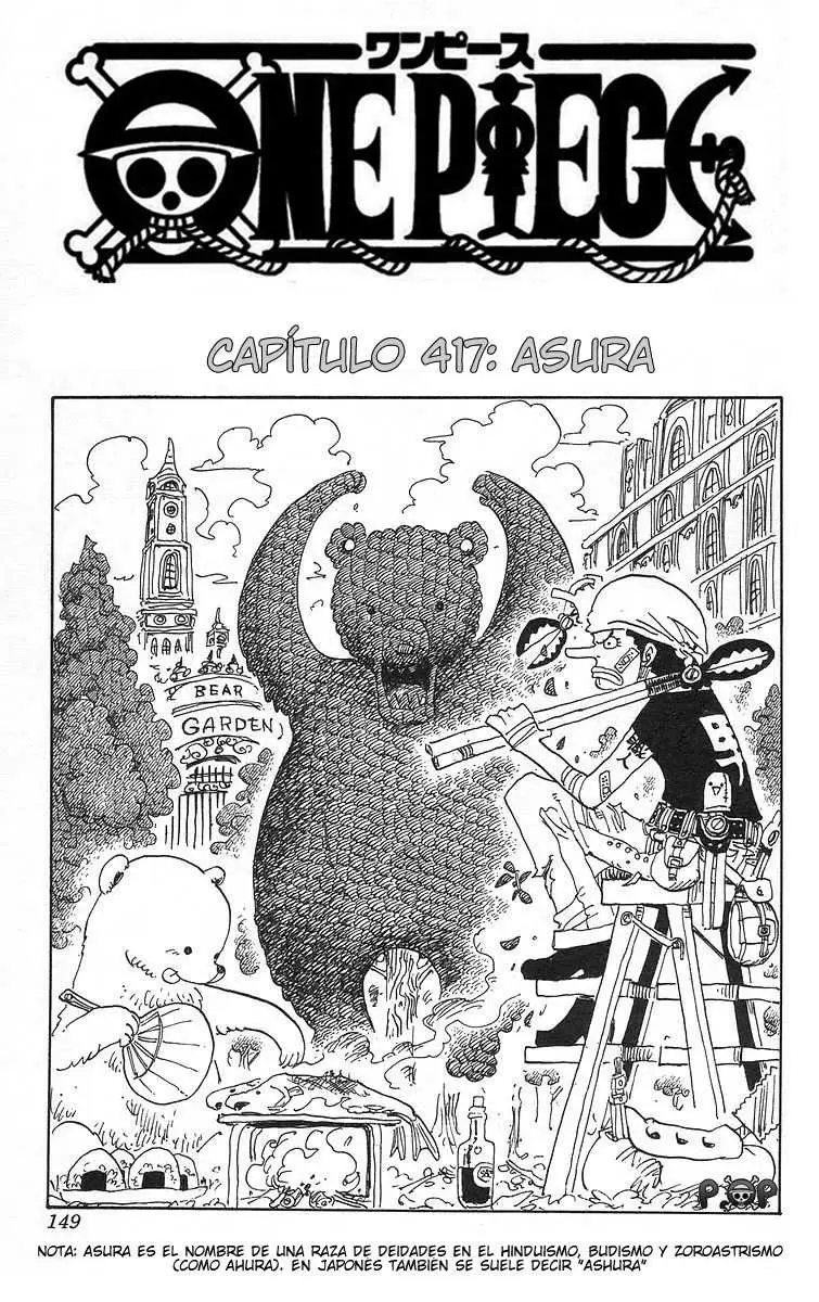 One Piece - Capítulo 417 - Página 1 - LectorTMOo