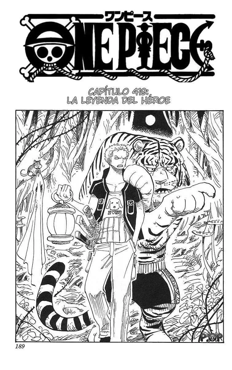 One Piece - Capítulo 419 - Página 1 - LectorTMOo