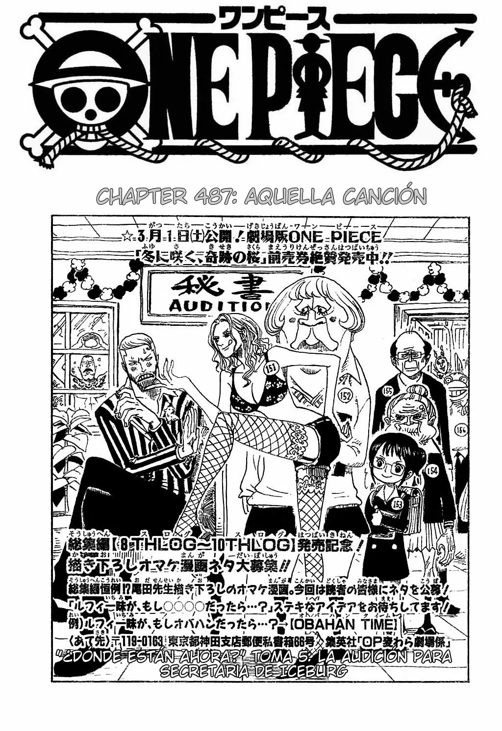 One Piece - Capítulo 487 - Página 1 - LectorTMOo