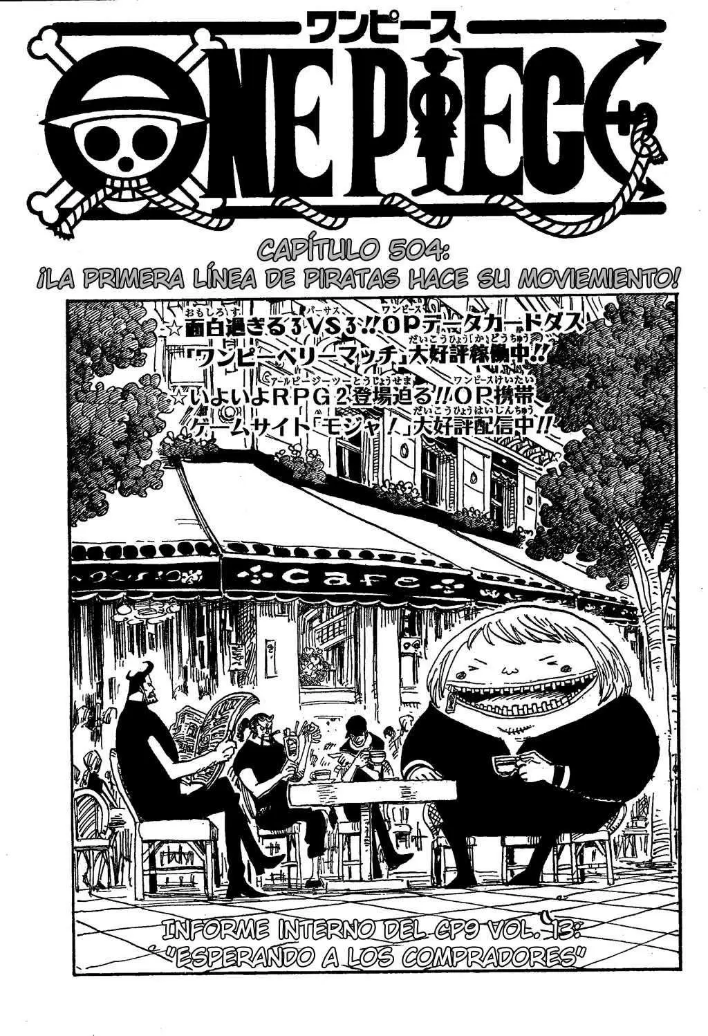 One Piece - Capítulo 504 - Página 1 - LectorTMOo