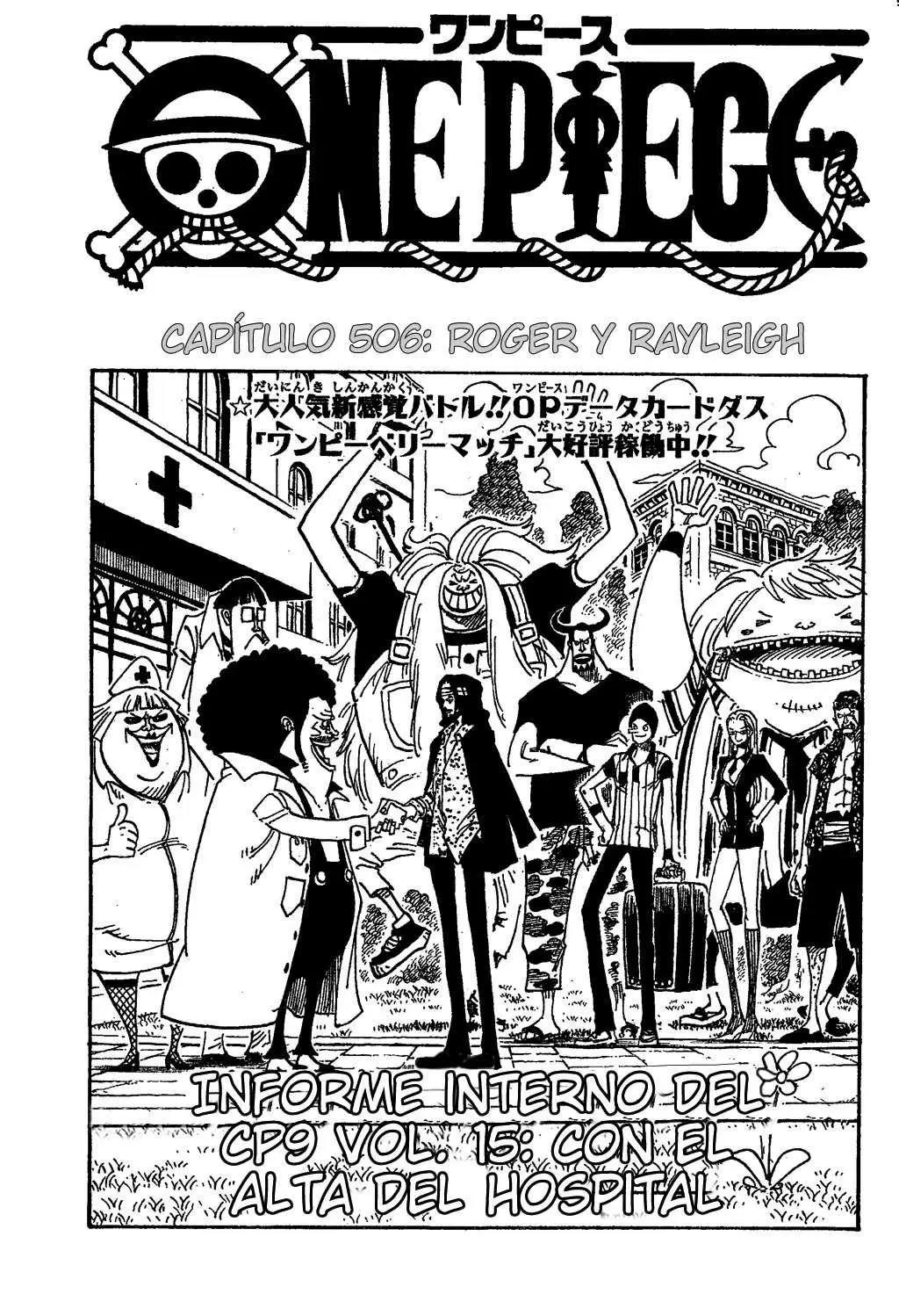 One Piece - Capítulo 506 - Página 1 - LectorTMOo