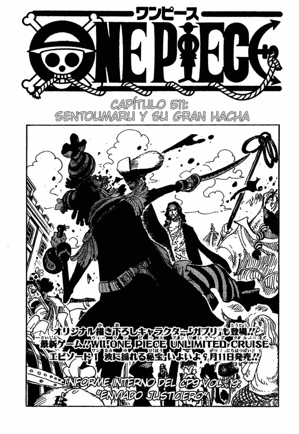 One Piece - Capítulo 511 - Página 1 - LectorTMOo