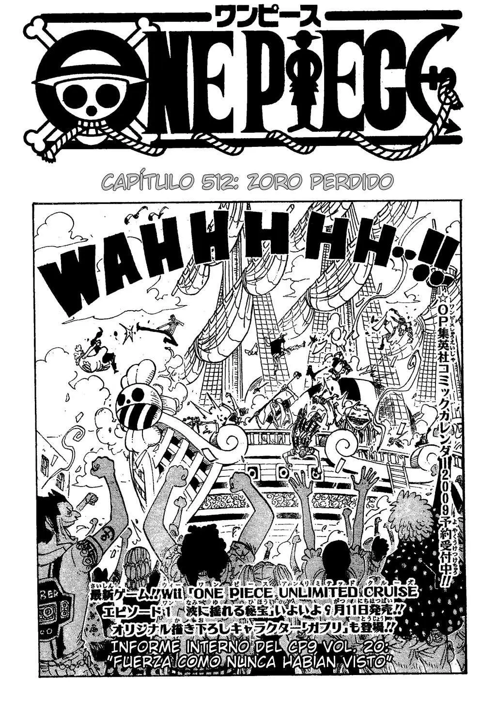 One Piece - Capítulo 512 - Página 1 - LectorTMOo