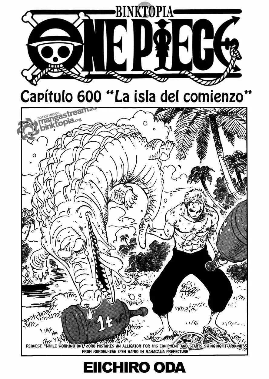 One Piece - Capítulo 600 - Página 1 - LectorTMOo