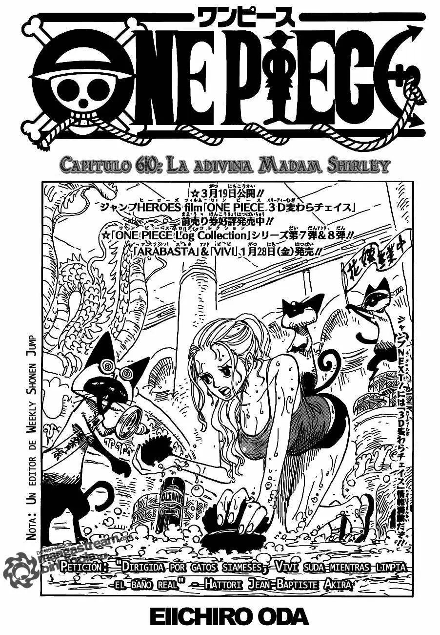 One Piece - Capítulo 610 - Página 2 - LectorTMOo