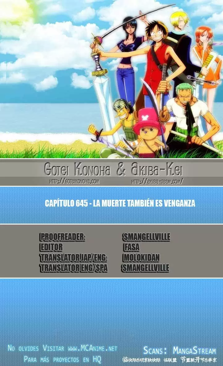 One Piece - Capítulo 645 - Página 1 - LectorTMOo