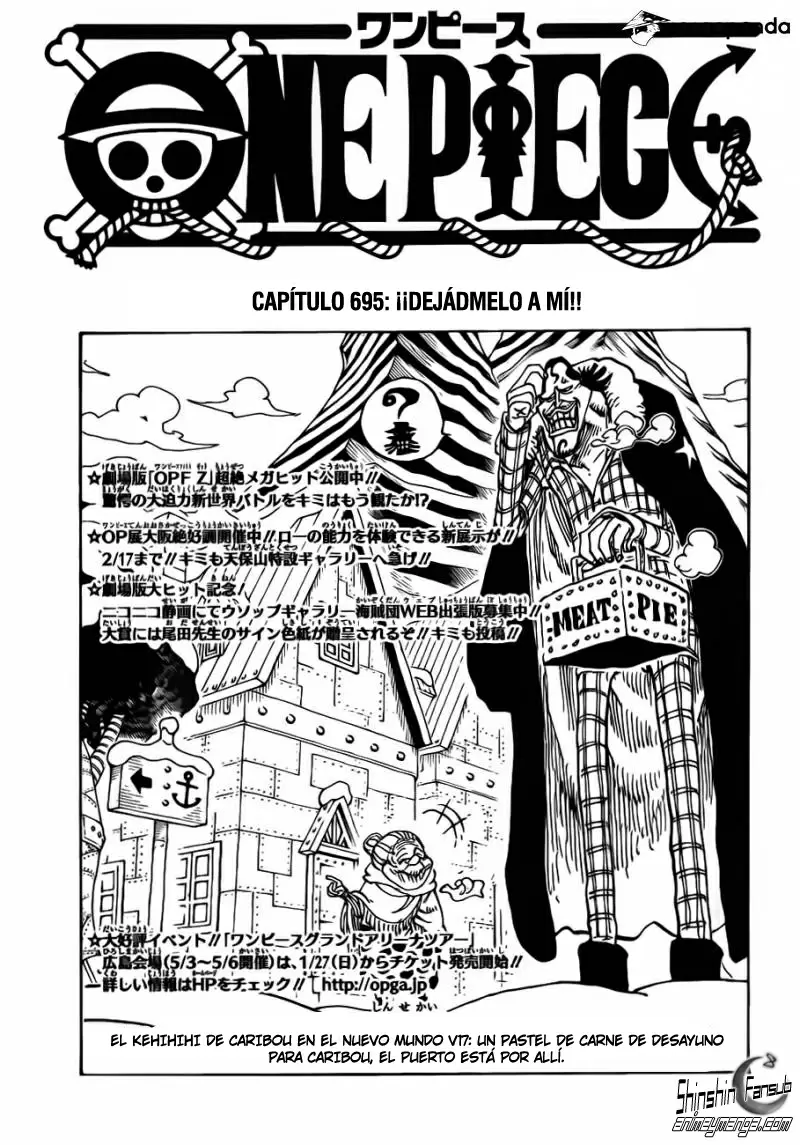 One Piece - Capítulo 695 - Página 1 - LectorTMOo
